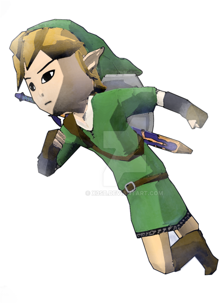Chibi Zelda Ss Art - Zelda Running (811x986)