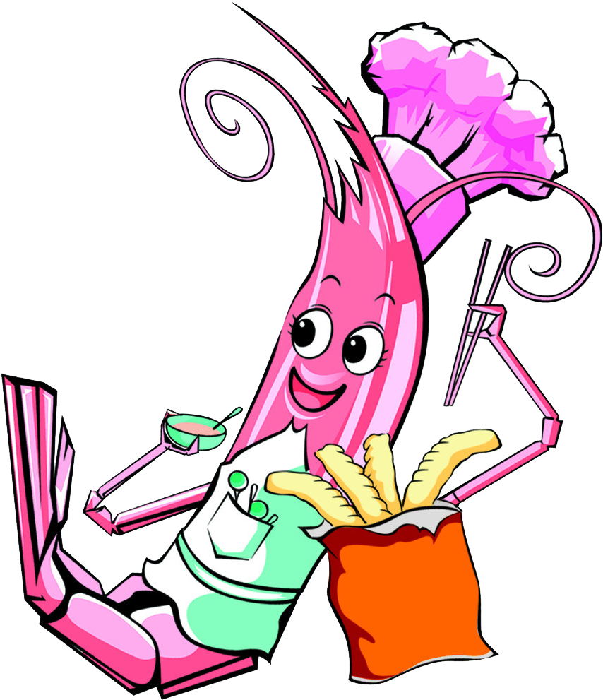 Mariscos Camarón Caridea Langosta De Dibujos Animados - Shrimp (946x1024)