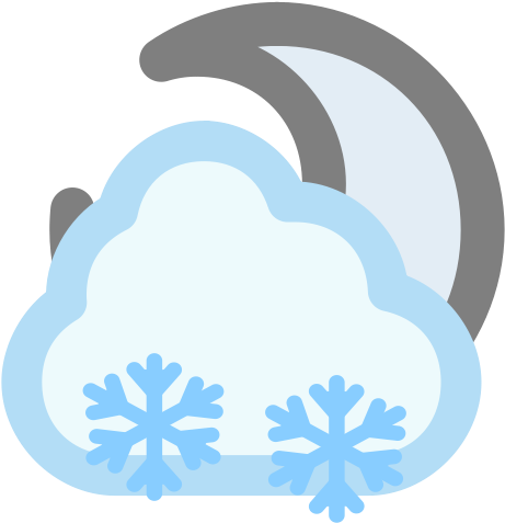 Cloud, Fog, Moon, Lunar, Rain, Downpour, Raincloud - Weather Night Icons Png (512x512)