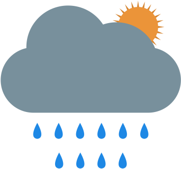 Summer, Rain, Clouds, Cloudy, Drop, Weather Icon - Rain Clouds Icon (512x512)