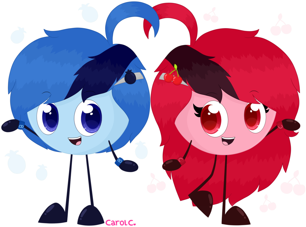Berries And Cherries~ By Carol2015 - Cartoon (1024x760)