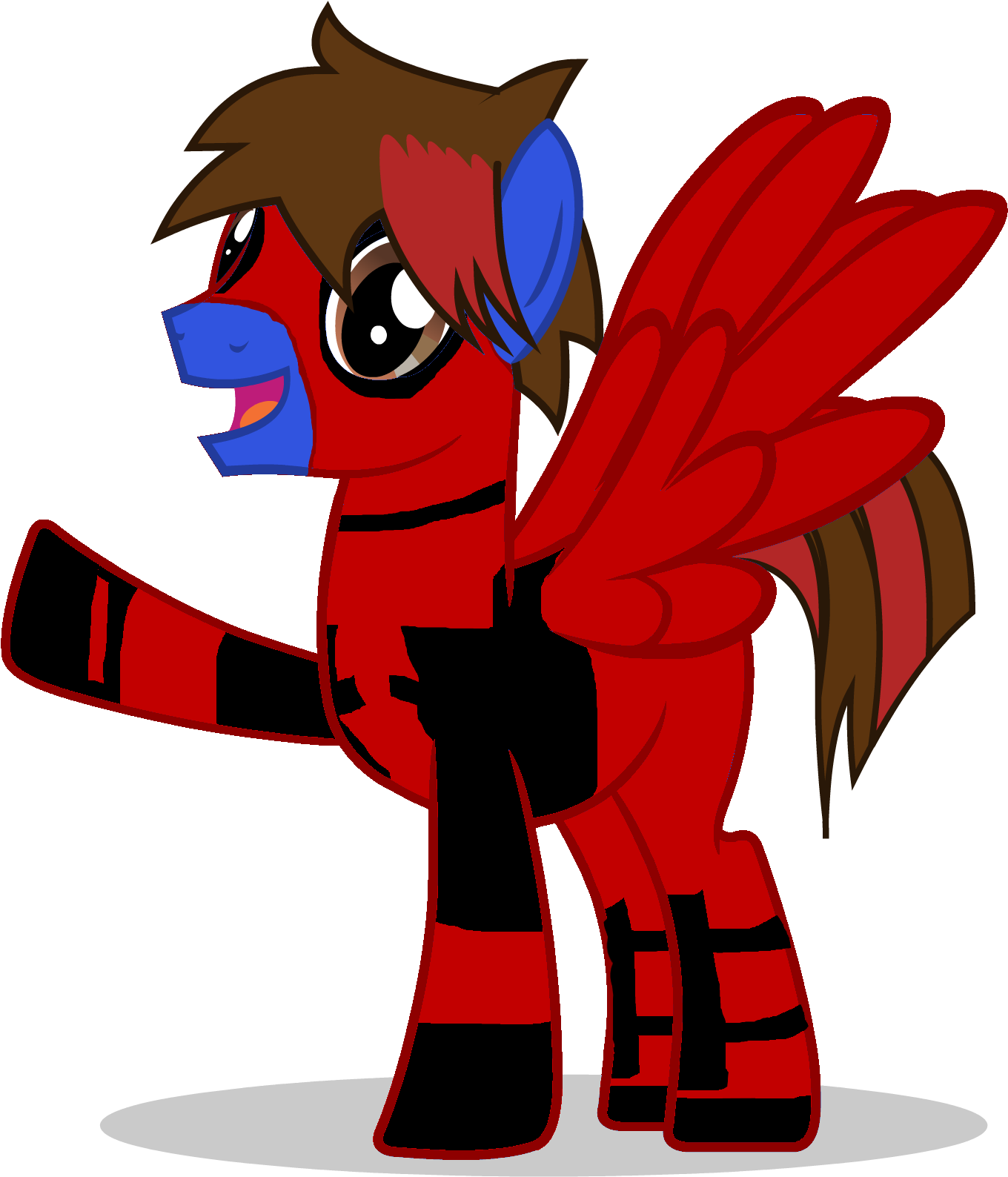 Deadpool Jordan By Jordan Da Lego Brony - My Little Pony: Friendship Is Magic Fandom (1690x1625)