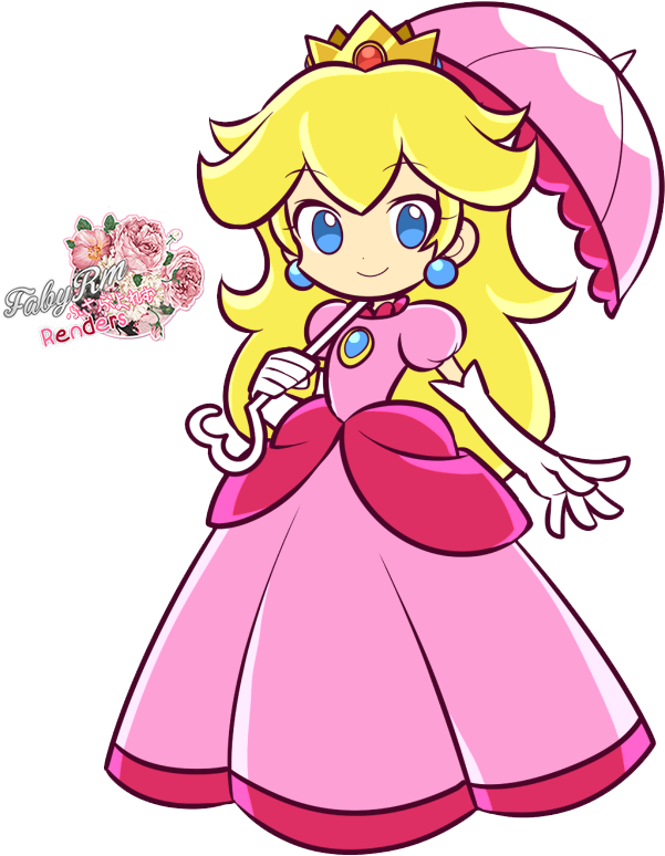 Super Mario Bros - Princess Peach Puyo Puyo (654x800)