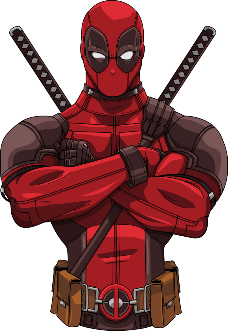 Deadpool Anime By Xyelkiltrox - Deadpool (741x1077)