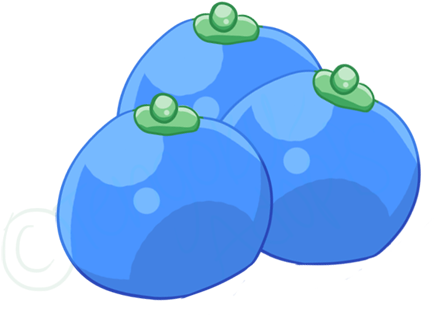 Stocked By Dj-bluehkitteh - Oran Berry Pokemon (600x600)