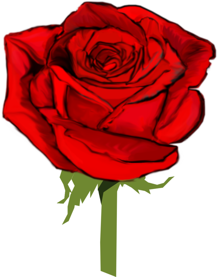 Digital Rose Print For Sell By Froggyartdesigns - Art (894x894)