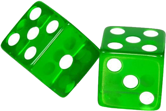 Dice Set 30 Seconds Gambling Clip Art - Game Dice 5/8 In. Green-pack (800x562)