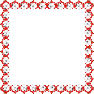 Red Flower Frame Png Pics Photos - Traditional Romanian Frame Vector (400x400)