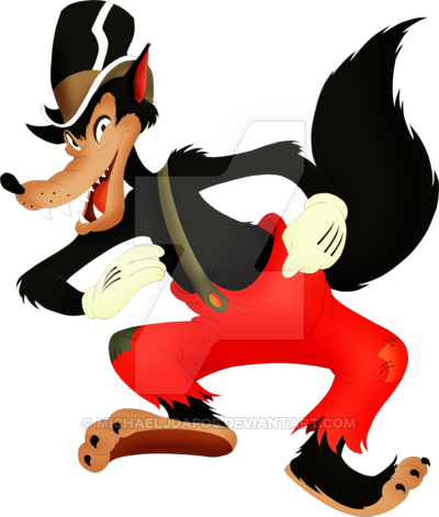 The Big Bad Wolf By Michaeljdapos - Nice Big Bad Wolf (400x471)