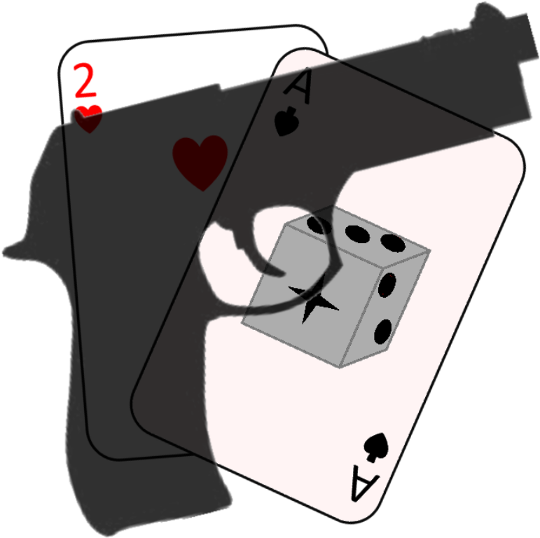 Mafia Gambling Cutie Mark By Darkbellnight - Mlp Gun Cutie Mark (800x800)