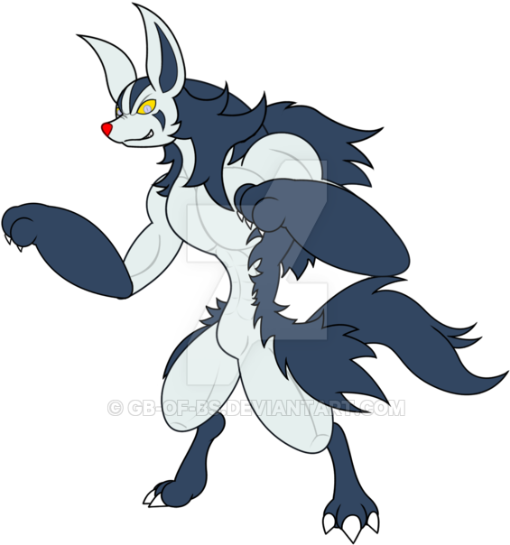 Big Bad Wolf By Gb Of Bs - Cartoon (600x688)