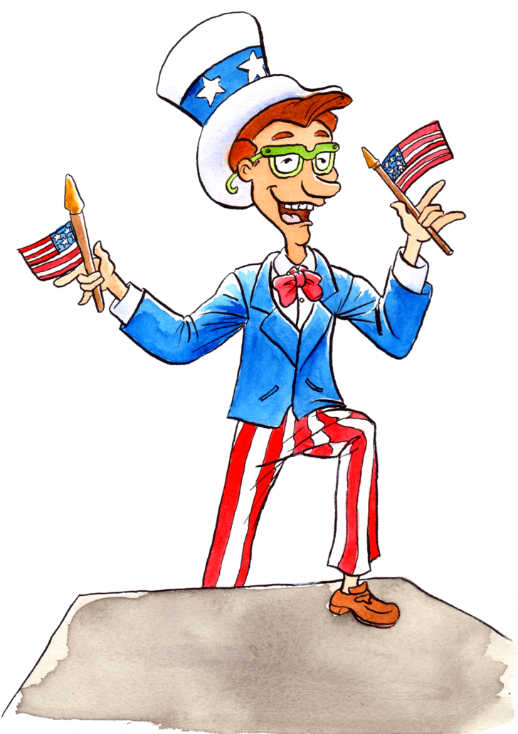 Patriot Pickles By Avionscreator - Cartoon (747x1070)