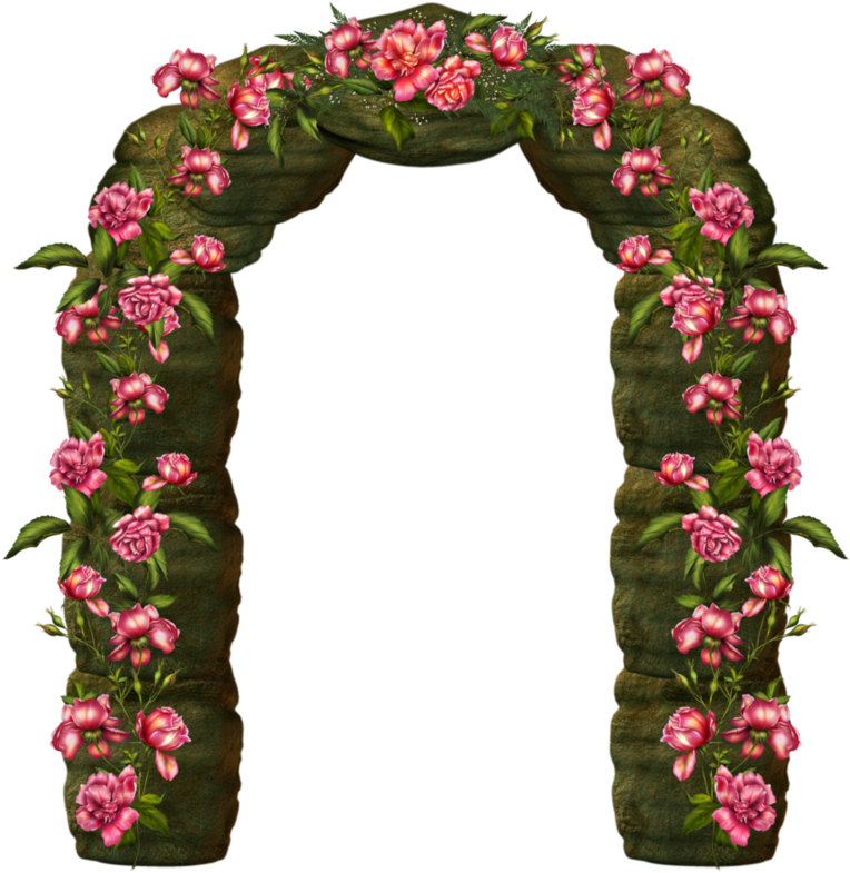 Entrance 4 By Collect And Creat - Flower Arch Png (798x1002)