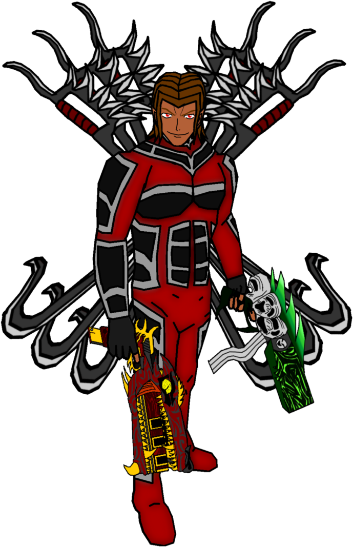 Bheriya The Demon Hunting Mercernary By Cyclone Wolf - Illustration (723x1104)