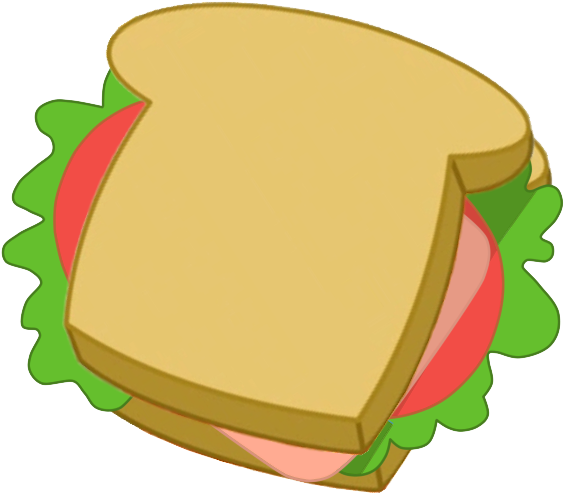 Variation - Cartoon Sandwich Png (593x530)