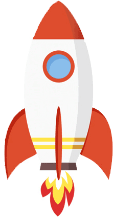 To Top Button - Transparent Background Rocket Gif (286x458)