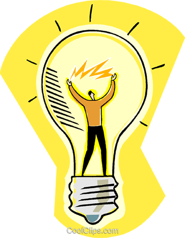 Pin Light Bulb Clip Art Png - Illustration (373x480)