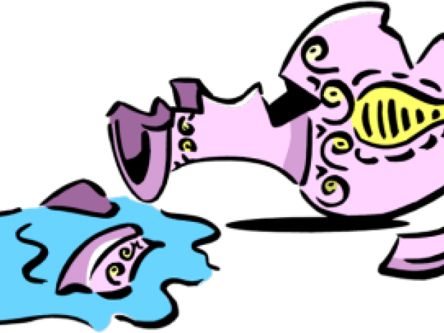 Vase Clipart Broke - Broken Vase Clipart (640x480)