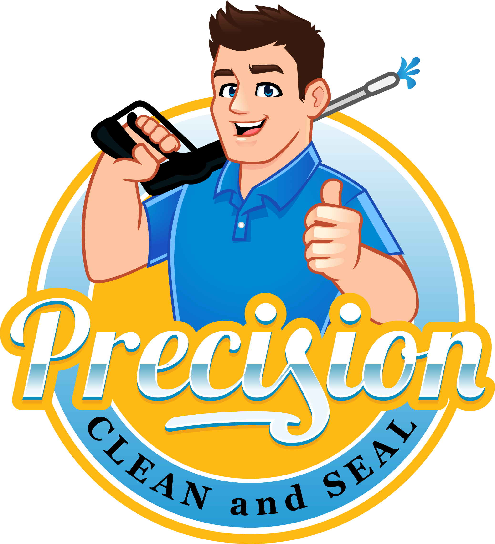 Gutter Cleaning - Cartoon (2076x2279)