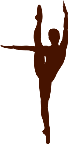 Dancer Style Pose Silhouette - Silhouette (512x512)