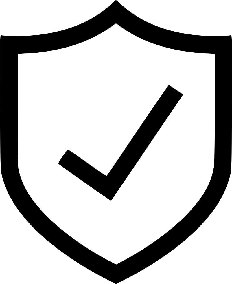 Online Home Certified Check Mark Comments - Shield With Check Mark (802x980)