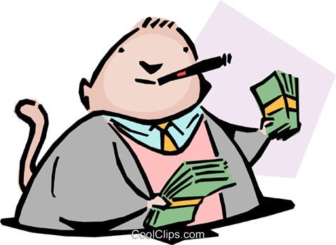 Fat Cat Royalty Free Vector Clip Art Illustration - Fat Cat Royalty Free Vector Clip Art Illustration (480x350)