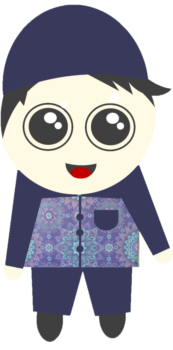 Kartun Muslim Imut 2 By Hafizhatun - Cartoon (697x1145)
