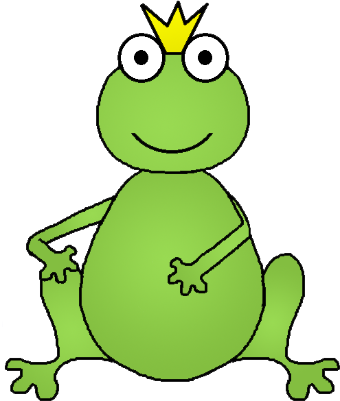 The Frog Prince The Tree Frog Clip Art - Fairy Tale (507x598)