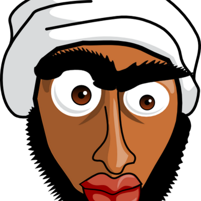Akbak Manicci - Muslim Man Cartoon (400x400)