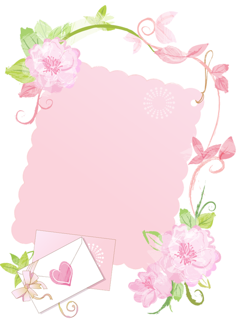 Writing Paper, Paper Background, Digital Papers, Clip - Hojas Decoradas De Primabera (800x1079)