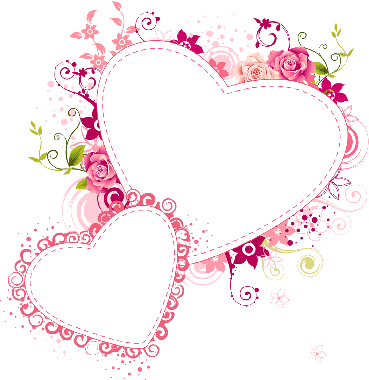 Paper Picture Frames Heart Love Clip Art - Heart Photo Frame Png (1232x1280)