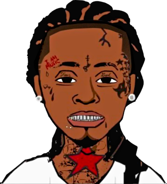 Lil Wayne Cartoon - Cartoon Pics Of Lil Wayne (544x600)