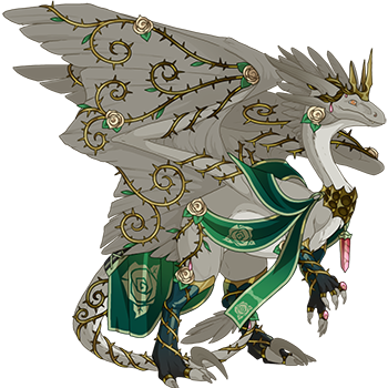 Faerierose - Gilded Thorn Tangle Flight Rising (350x350)