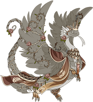 Sepiarose - Flight Rising Rose Thorn Apparel (350x350)