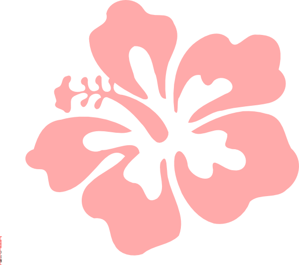 Tropical Flower Clip Art (600x531)