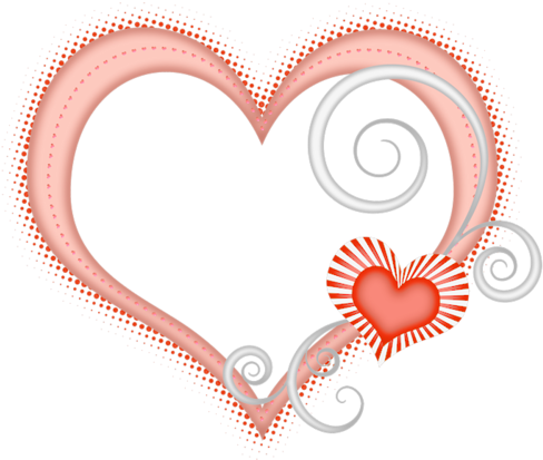 Pinky Peach Valentine - Corazones De San Valentin Png (500x427)