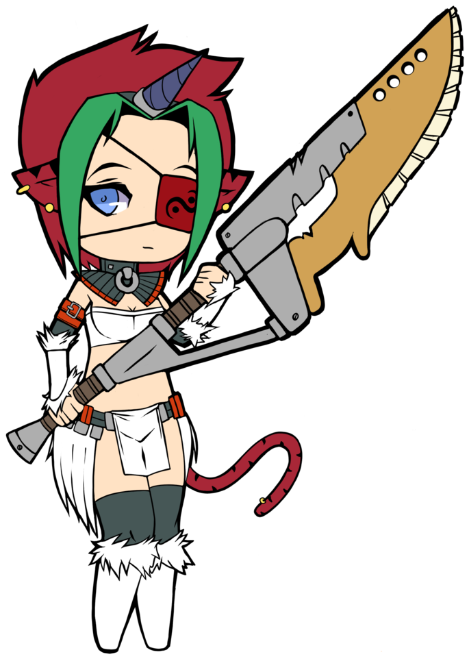 Hunter Ember By Argrim - Cartoon (742x1077)