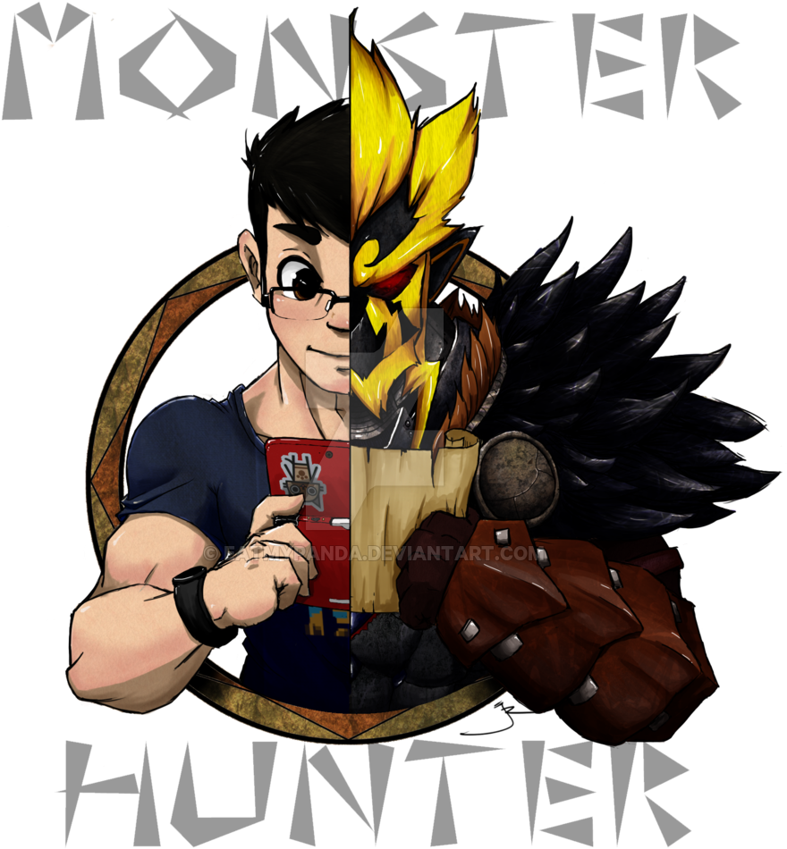 Monster Hunter Shirt Design By Eatmypanda Monster Hunter - Monster Hunter Monster Logos (1024x1024)