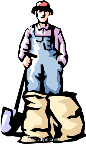 Farmer Royalty Free Vector Clip Art Illustration - Clip Art (289x480)