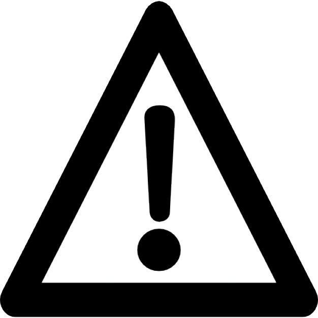 Health And Safety Courses - Warning Sign Png (626x626)