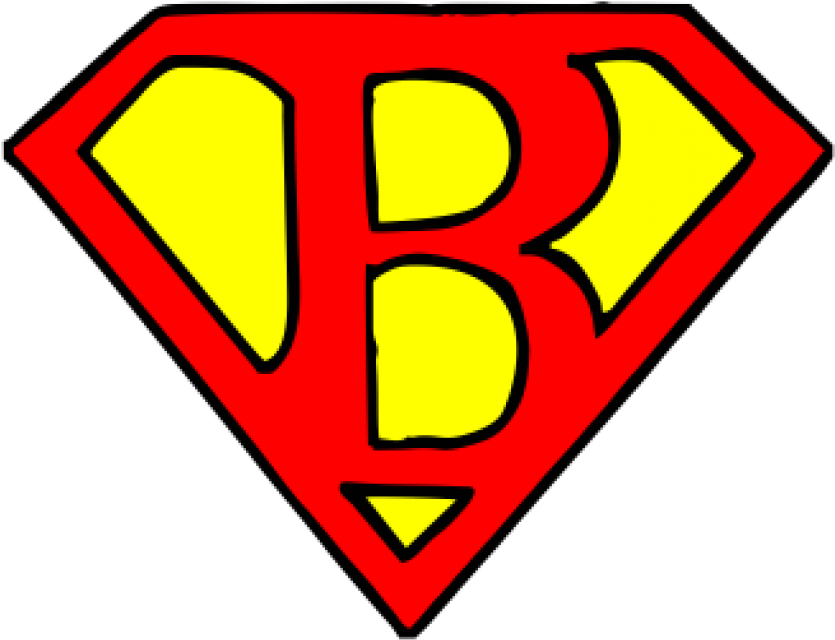 Superman B Rh Letsflaunt Com Superman Logo Black Superman - Superman B Logo Png (870x1110)