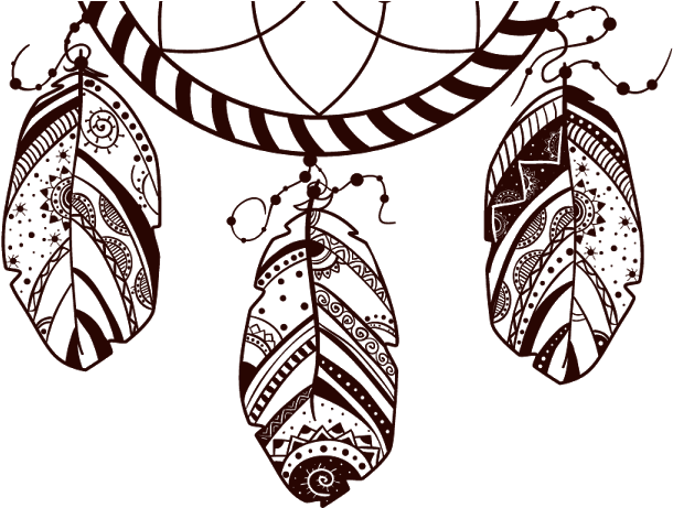 Dreamcatcher Art Illustration Vector Ловец Снов Рисунок - Dream Catcher Drawing (640x460)