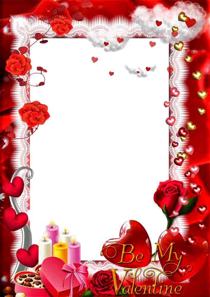 Love Frame Png Transparent - Png Love Photo Frame (707x1000)