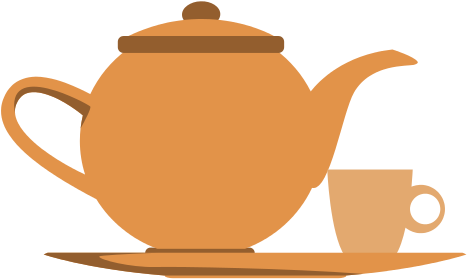 The Teapot And Cup Beverage Element Icon - Icon (550x550)