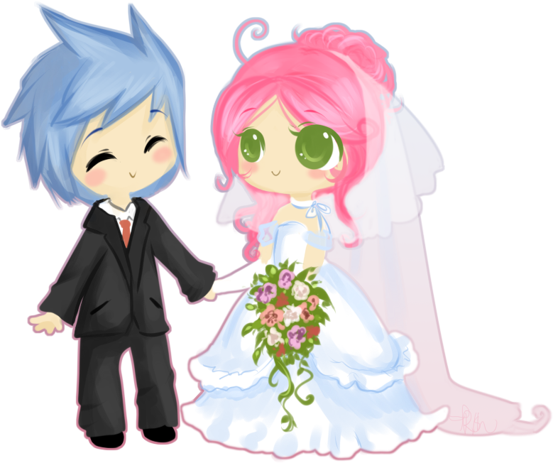 Wedding Day By Raidiance - Cartoon (791x686)