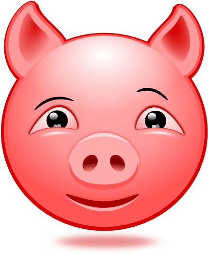 Little Pig Smiley By Mondspeer - Pig Smiley (533x533)