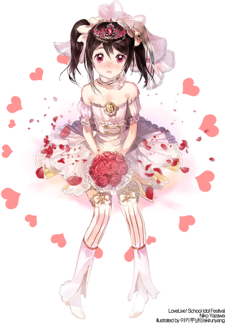 Wedding Dresses - Love Live! Yazawa Nico Wedding Dress Awakening Bride (800x1100)