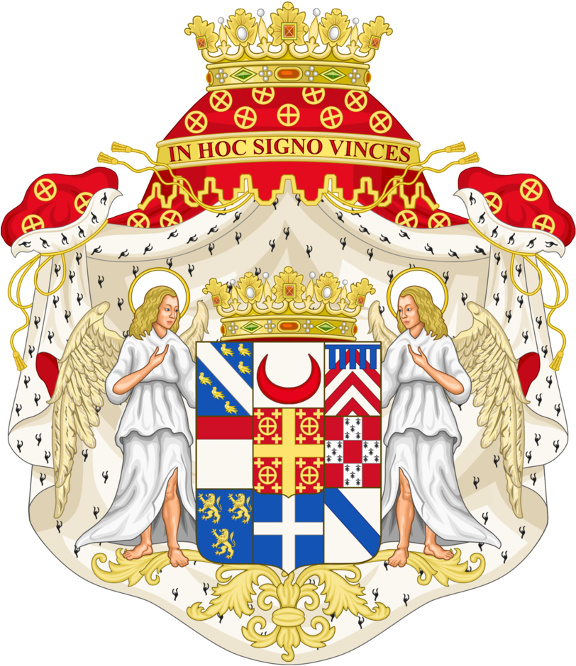 Coa Latin Empire By Tiltschmaster - Equestrian Order Of The Holy Sepulchre Of Jerusalem (812x983)