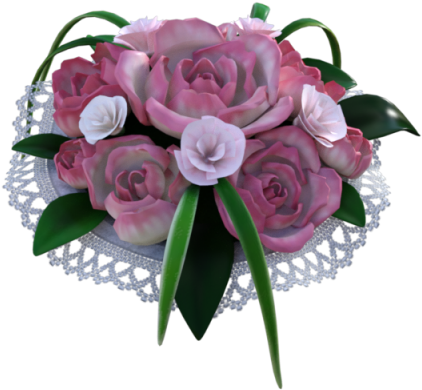 Wedding Red Pink Bouquet, Flower, Wedding, Rose Png - Rose (640x640)