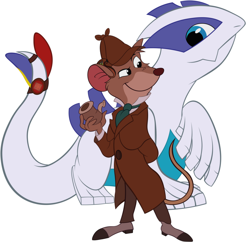 Basil And Lugia - Great Mouse Detective Basil Pony (912x877)